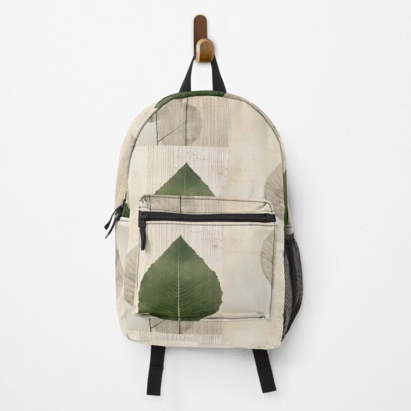 Item preview, Wabi sabi and japandi inspired abstract detailed leaves designed and sold by filigreedigital.