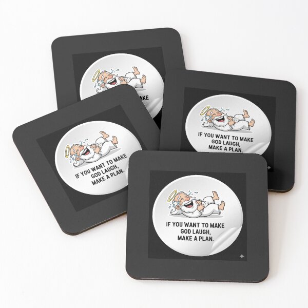 Item preview, Funny God Laughing - Life Plans Quote designed and sold by Scro-Ciob-Shop.