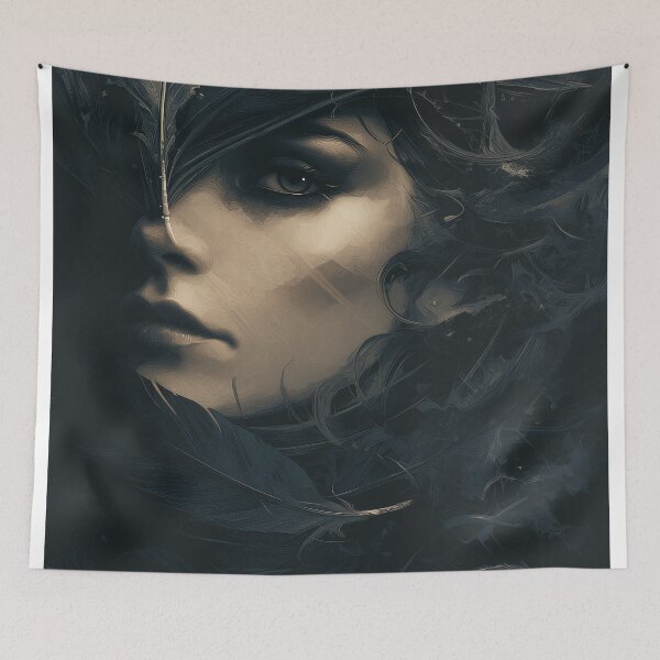 Item preview, Nocturne Beneath the Plumage designed and sold by oanaunciuleanu.