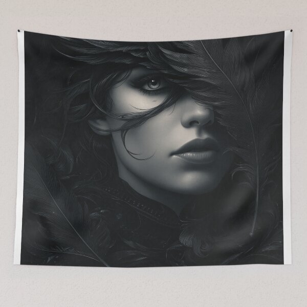 Item preview, Nocturne Beneath the Plumage designed and sold by oanaunciuleanu.