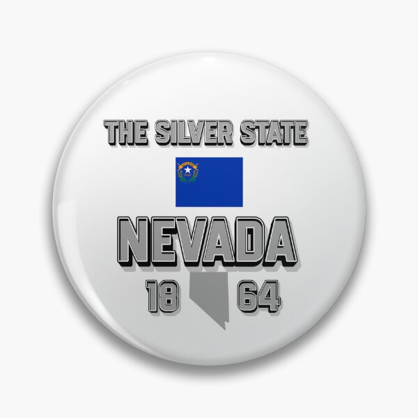 Item preview, Nevada State Pride: Flag, Admission Date, and Motto designed and sold by QuoteCanvas.TH.