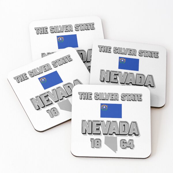 Item preview, Nevada State Pride: Flag, Admission Date, and Motto designed and sold by QuoteCanvas.TH.