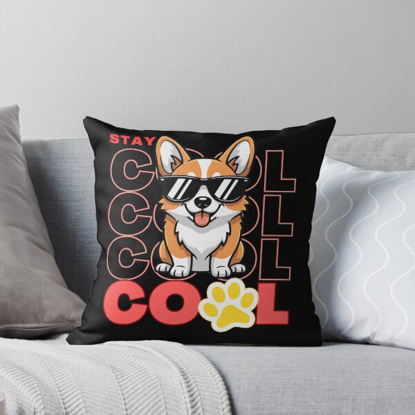Item preview, Stay Cool Retro Corgi Sunglasses Dog designed and sold by ChathuStrokes.