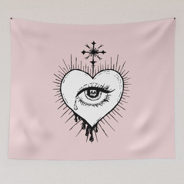 Item preview, Bleeding Heart Crying Eye designed and sold by witchlingart.
