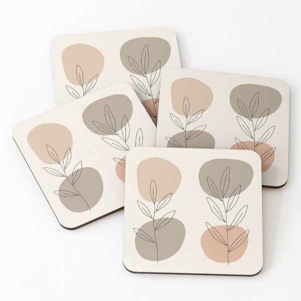 Item preview, Abstract Botanical Shapes designed and sold by KapRizon.