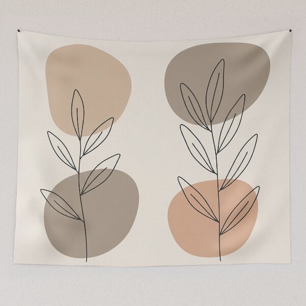 Item preview, Abstract Botanical Shapes designed and sold by KapRizon.