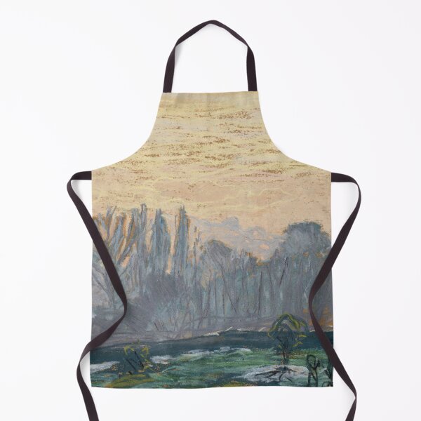 Item preview, Winter Landscape With Evening Sky by Claude Monet: Tranquil Impressionist Poster designed and sold by artofuniverse.
