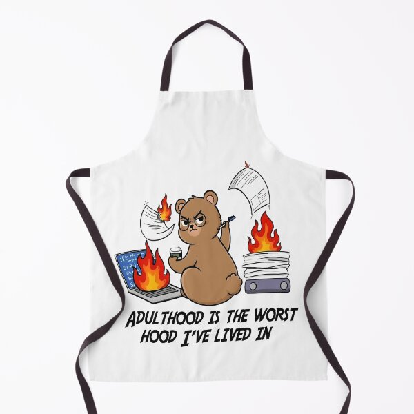 Item preview, Adulthood is the worst hood I've lived in designed and sold by TeddybearClub.