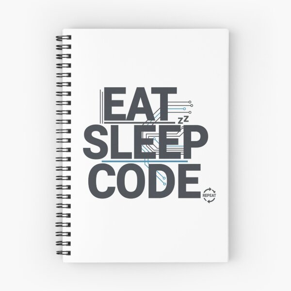 Item preview, Eat Code Repeat | Funny Programmer Coding Lifestyle Text Design designed and sold by Hohohaxi.