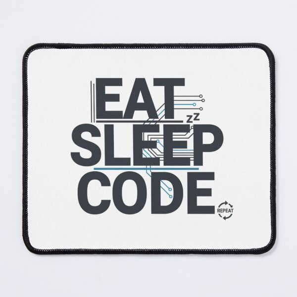 Item preview, Eat Code Repeat | Funny Programmer Coding Lifestyle Text Design designed and sold by Hohohaxi.