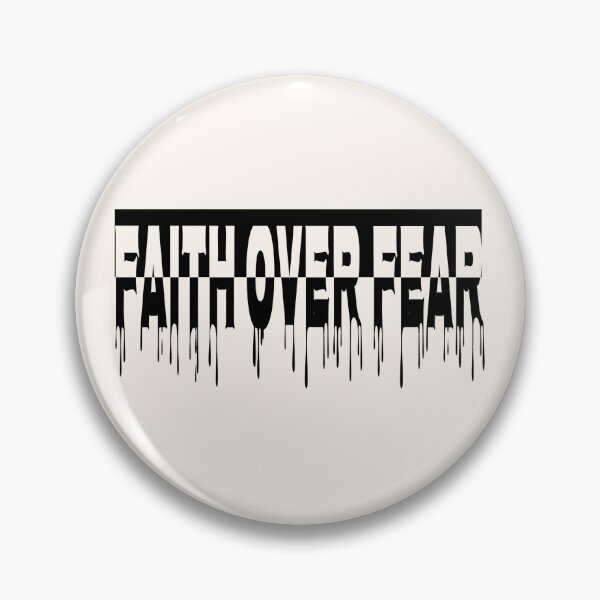 Item preview, Faith Over Fear Minimal Christian Typography Bible Verse Design | black designed and sold by ZechJohnRB.