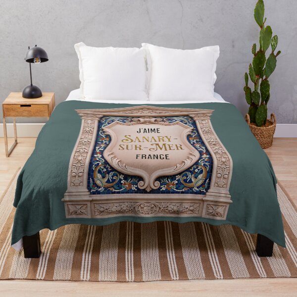 Item preview, Copy of J’aime Sanary-sur-Mer France – Coastal Mosaic Art designed and sold by FrancophileFun.