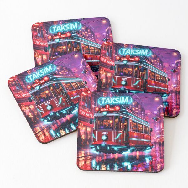 Item preview, Istanbul: The Hovering Red Tram of Istiklal 2026 designed and sold by etuvibes.