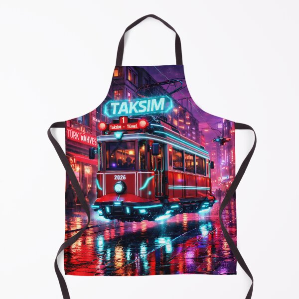 Item preview, Istanbul: The Hovering Red Tram of Istiklal 2026 designed and sold by etuvibes.