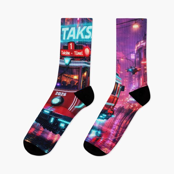 Item preview, Istanbul: The Hovering Red Tram of Istiklal 2026 designed and sold by etuvibes.