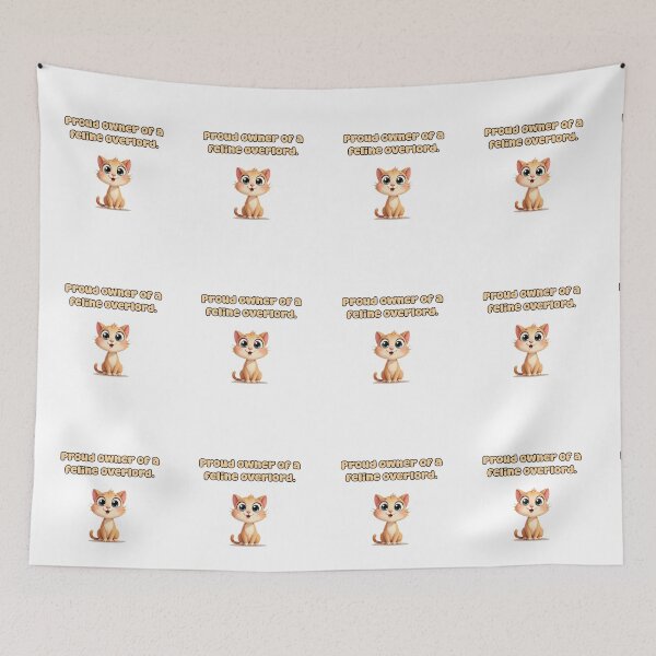 Item preview, Proud owner of a feline overlord. designed and sold by NatureUnleashed.