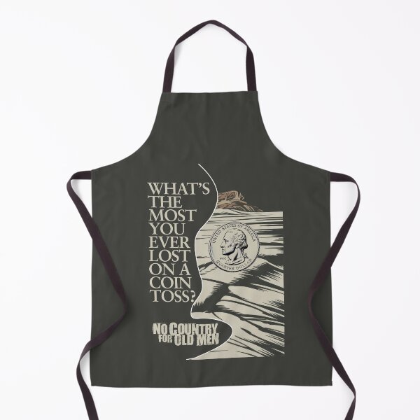 Item preview, No Country for Old Men Coin Toss Quote Poster designed and sold by Enea Kelo.