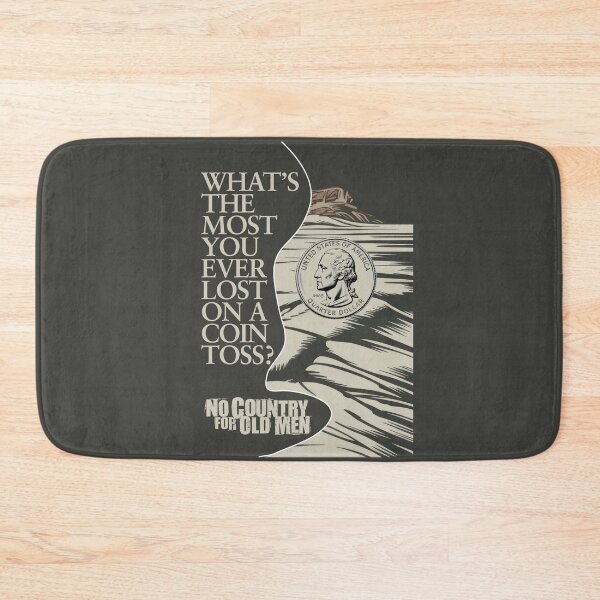 Item preview, No Country for Old Men Coin Toss Quote Poster designed and sold by Enea Kelo.
