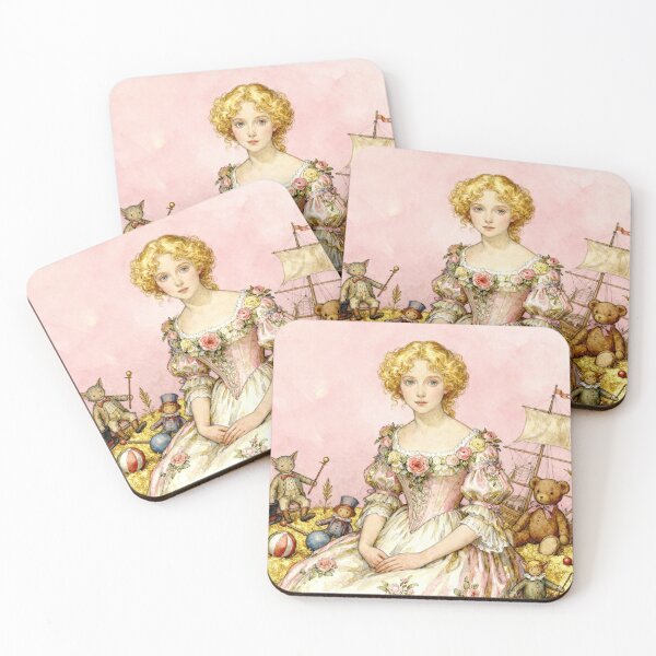 Item preview, Dora Spenlow from David Copperfield Characters from Dickens series illustration watercolor art designed and sold by Vintage Designs +.