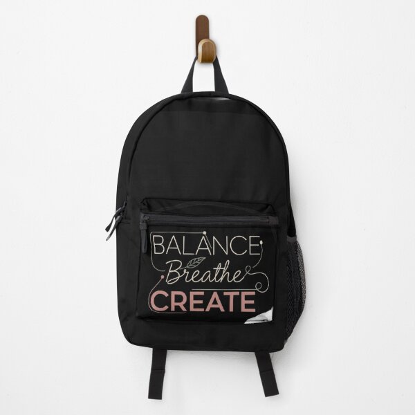 Item preview, Balance Breathe Create - Minimalist Aesthetic Quote designed and sold by Scro-Ciob-Shop.