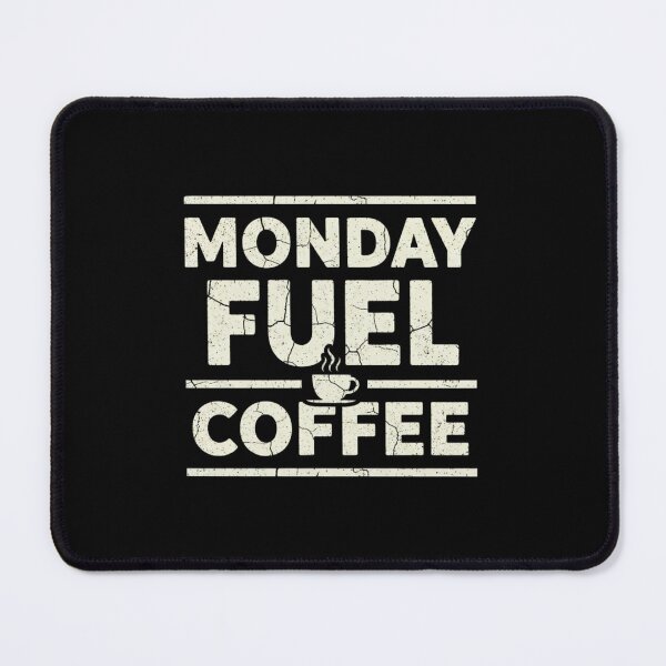 Item preview, Monday Fuel Coffee Vintage Distressed Typography designed and sold by Hohohaxi.