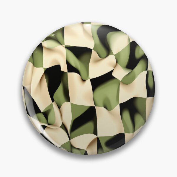Item preview, Wavy Checkerboard 2.0 – Modern Abstract Pattern with Transparent Background designed and sold by MagicMicki.