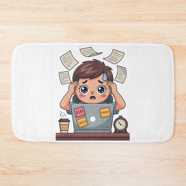 Item preview,  Kawaii Office Worker on Deadline Day designed and sold by McVrax.