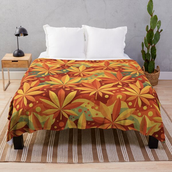 Item preview, Retro Weed Pattern designed and sold by AIEverything.