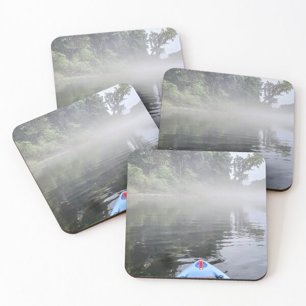 Item preview, Misty Morning River Kayak Adventure Photography designed and sold by DewDropMountain.