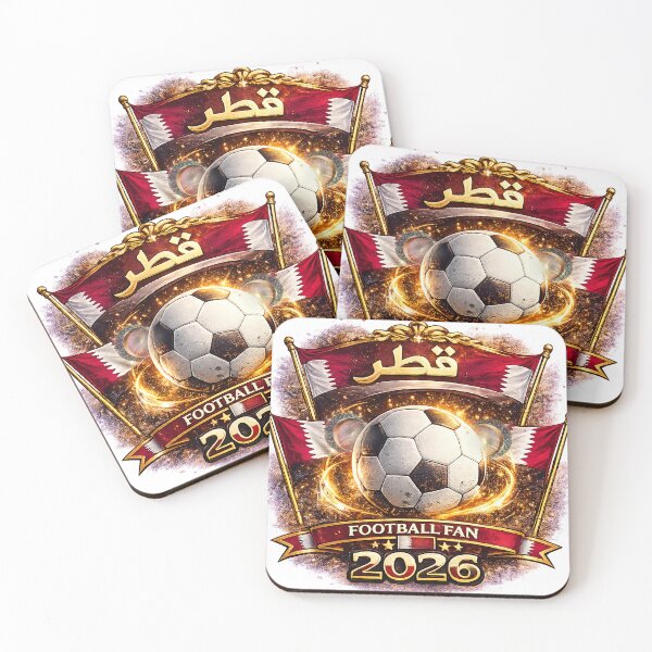 Item preview, Qatar Football Fan – Soccer Pride Design designed and sold by lahmar-abbou.