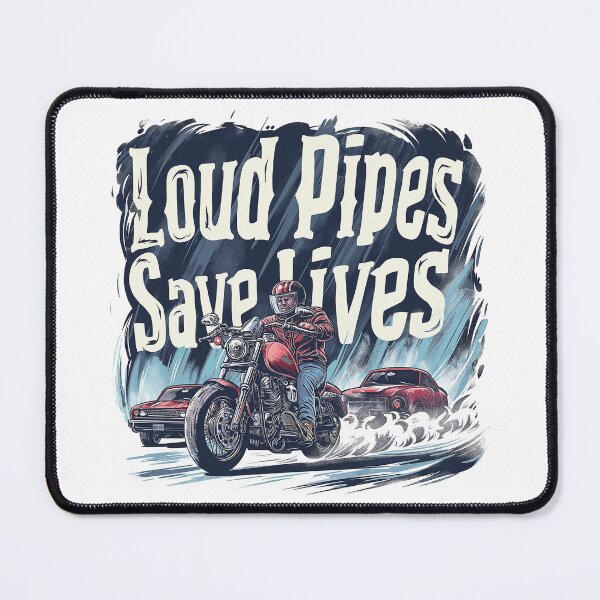 Item preview, Loud Pipes Save Lives designed and sold by Wrenchmark.