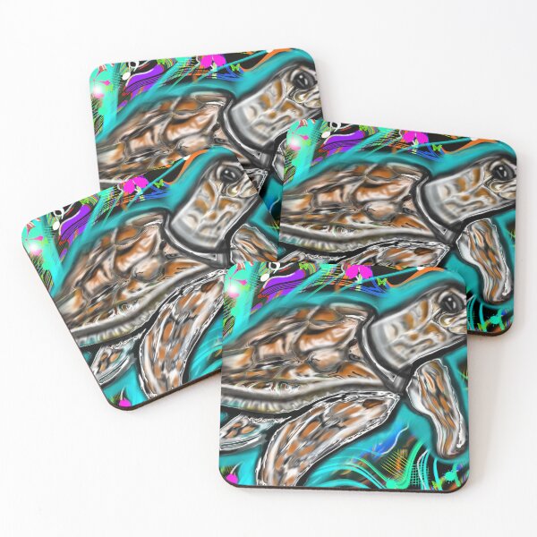 Item preview, Abstract Sea turtle  designed and sold by ArtofBauguess.