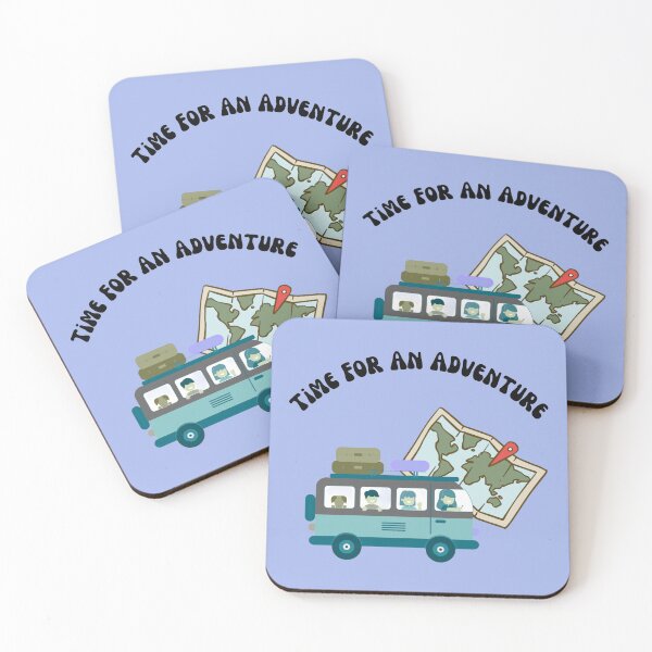 Item preview, Time For An Adventure TShirt Prints Wall Art Stickers Map Journey Road Trip Magnet Card Home Decoration Hat Gift Redbubble Shop designed and sold by Saritas Boutique Shop.