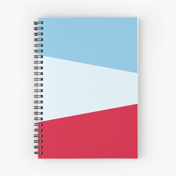 Item preview, RED, BABY BLUE and PALE BLUE GEOMETRIC DESIGN PRINT designed and sold by RachelMacht.