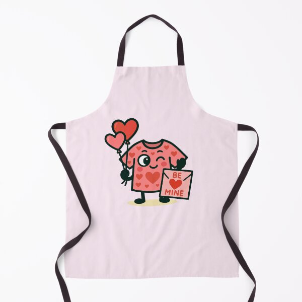 Item preview, Be Mine Balloons Tee – Valentine Character with Letter designed and sold by DariaCraft.