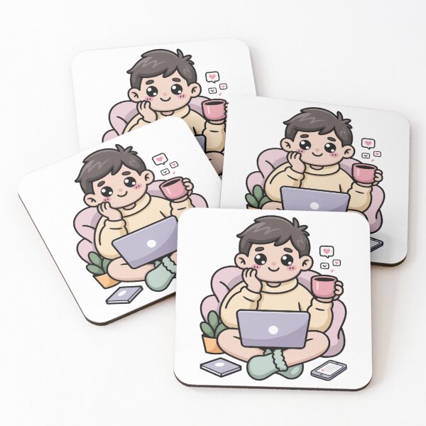 Item preview, Kawaii Remote Worker Cozy Day designed and sold by McVrax.