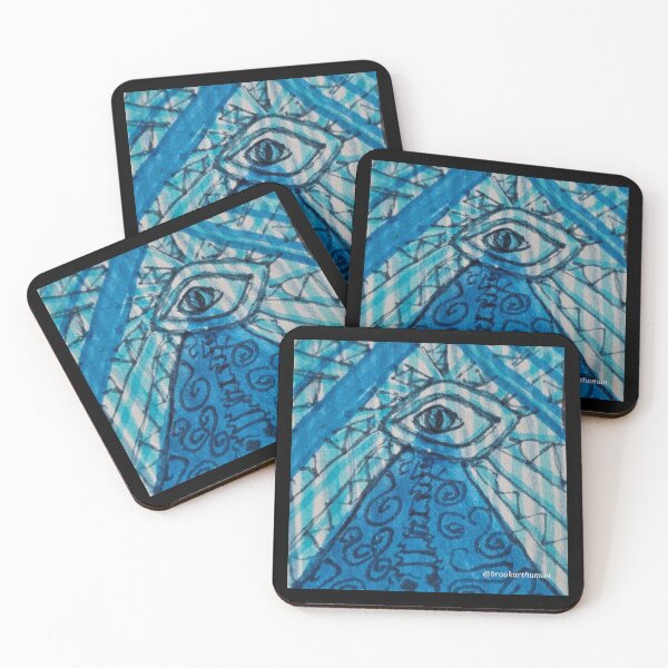 Item preview, Zoom in of Blue Path To Enlightenment  designed and sold by DancingCreek.