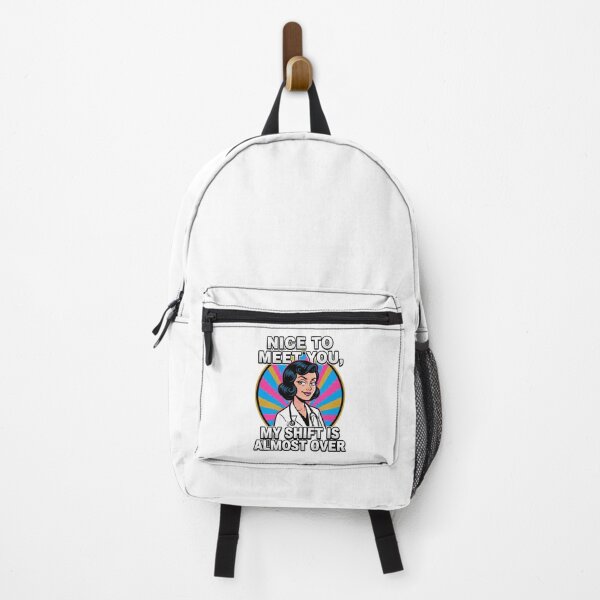 Item preview, Nice To Meet You My Shift Is Almost Over Retro Graphic designed and sold by chattsuede.