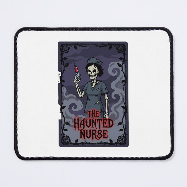 Item preview, The Haunted Nurse Gothic Horror Tarot Card Spooky Illustration designed and sold by chattsuede.