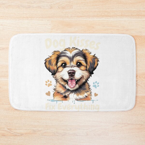 Item preview, Dog Kisses Fix Everything designed and sold by worldshopcolor.