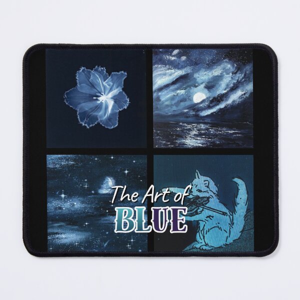 Item preview, The Art of Blue – Vintage Blue Collage Aesthetic designed and sold by Akalternativ.