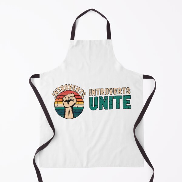 Item preview, FUNNY QUOTES Introverts Unite – Vintage Fist Retro Introvert Statement Design designed and sold by C3J7.
