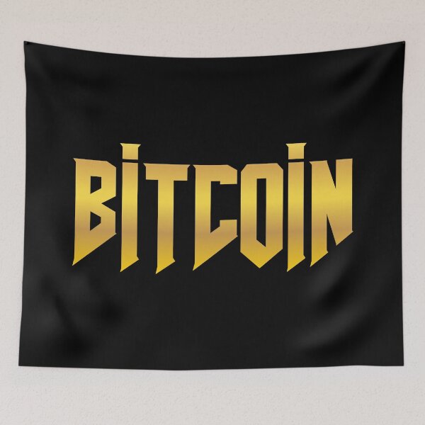 Item preview, Bitcoin Rockstar Gold Design  designed and sold by Memes N Lore .