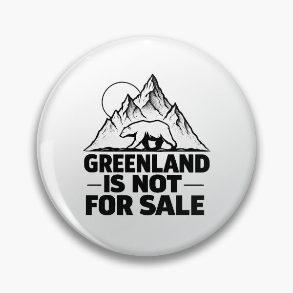 Item preview, Greenland Is Not For Sale – Minimalist Arctic Statement Design designed and sold by yaalow.