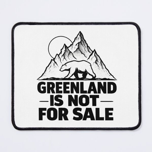 Item preview, Greenland Is Not For Sale – Minimalist Arctic Statement Design designed and sold by yaalow.
