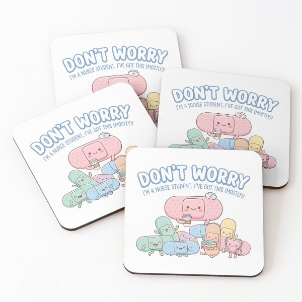 Item preview, Don't Worry I'm A Nurse Student Cute Mascot Illustration designed and sold by chattsuede.