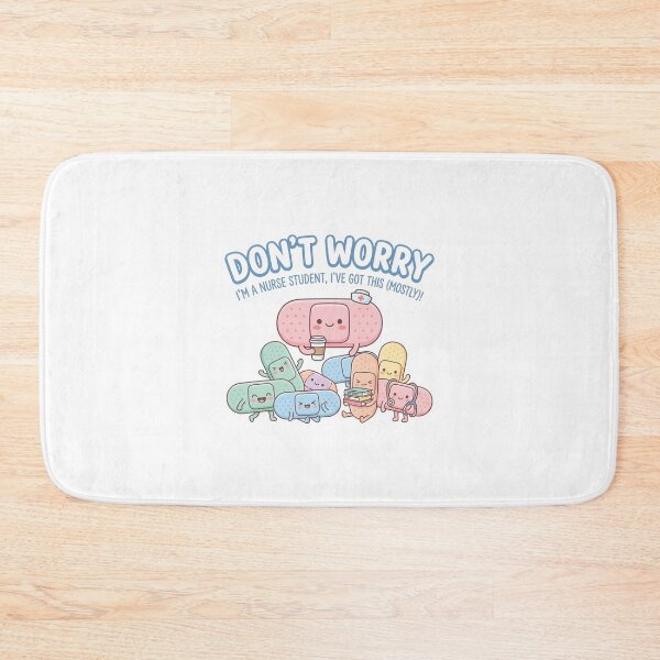 Item preview, Don't Worry I'm A Nurse Student Cute Mascot Illustration designed and sold by chattsuede.