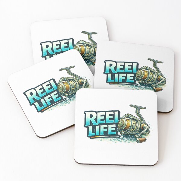Item preview, Reel Life – Modern Fishing Pun Angler Design designed and sold by SVALANART.