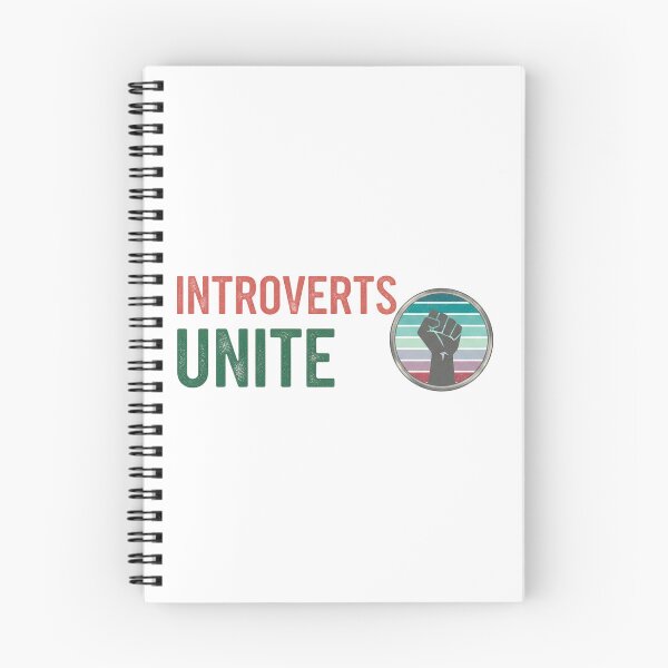 Item preview,  FUNNY QUOTES Introverts Unite – Vintage Fist Retro Introvert Statement Design designed and sold by C3J7.
