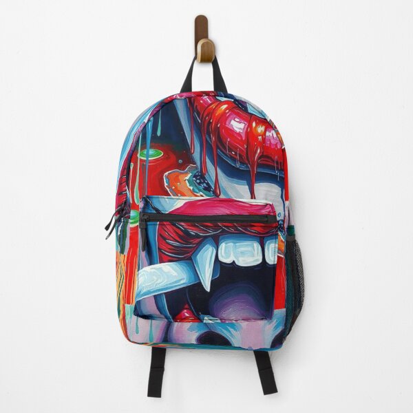 Item preview, A mouth with thick, red lips, broken teeth, and a cigarette_01 designed and sold by GOODLOOKING10.